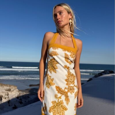 Kivari Posie Halter Mini Dress - Image 2