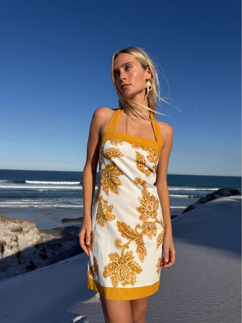 MNKIV041026041244477_2 Kivari Posie Halter Mini Dress - Image 2