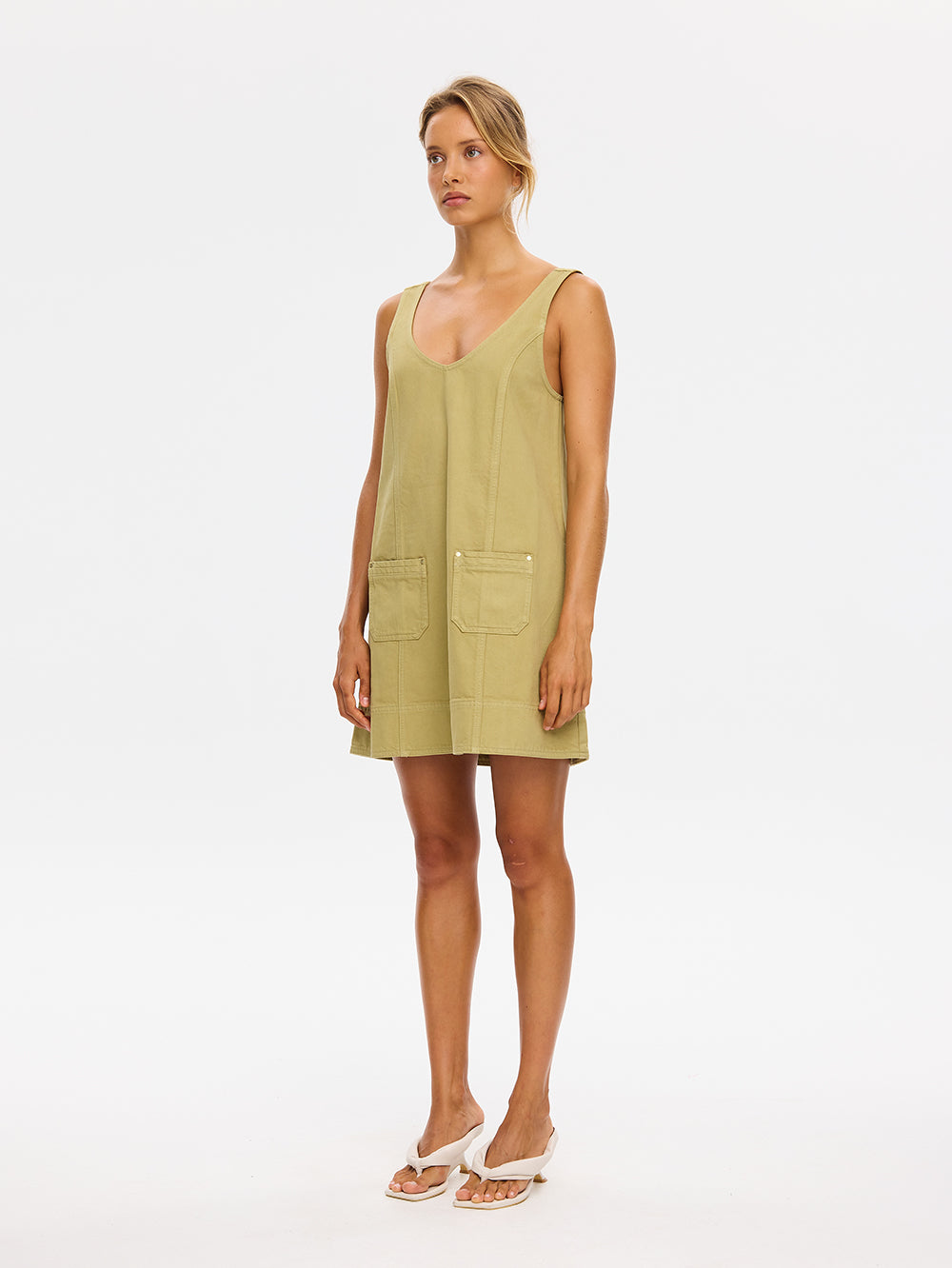 MNKIV041026041244516_3 Kivari Ilaria Denim Mini Dress - Image 3