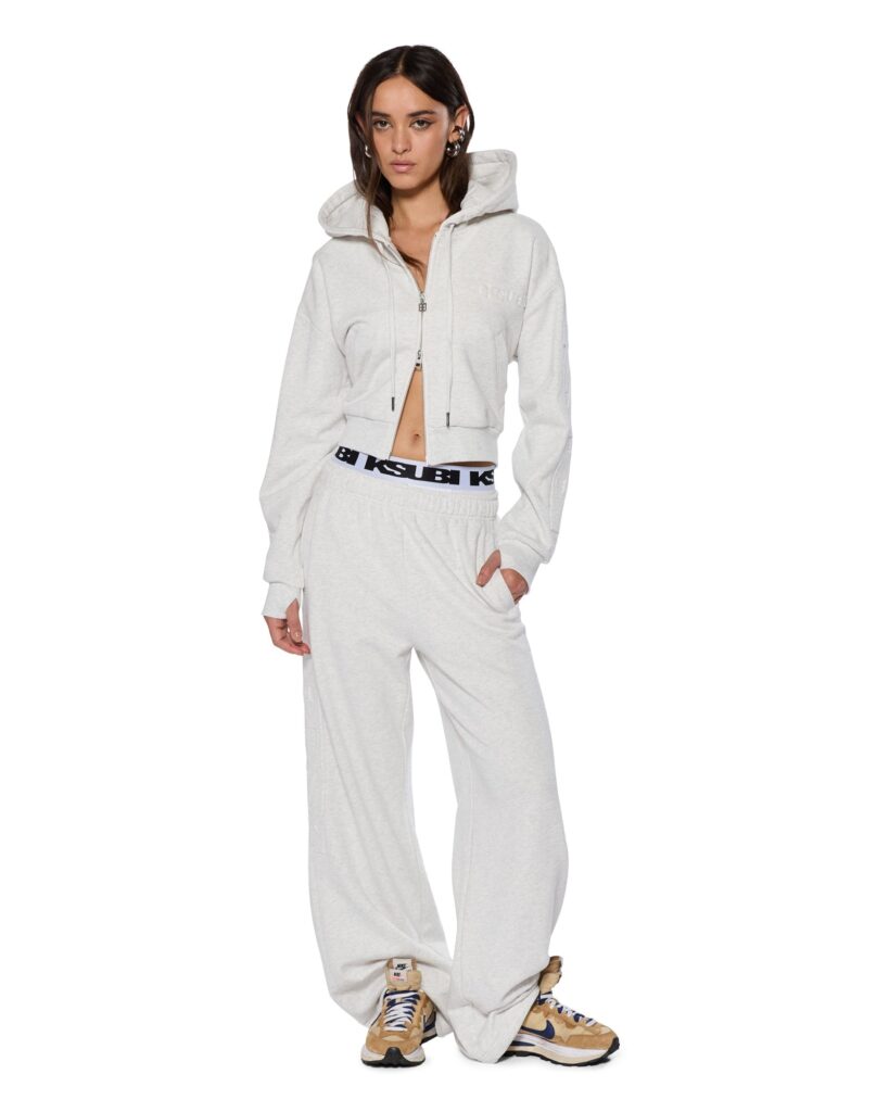 Ksubi Sott Origin Trakpant Snow Marle - Image 1