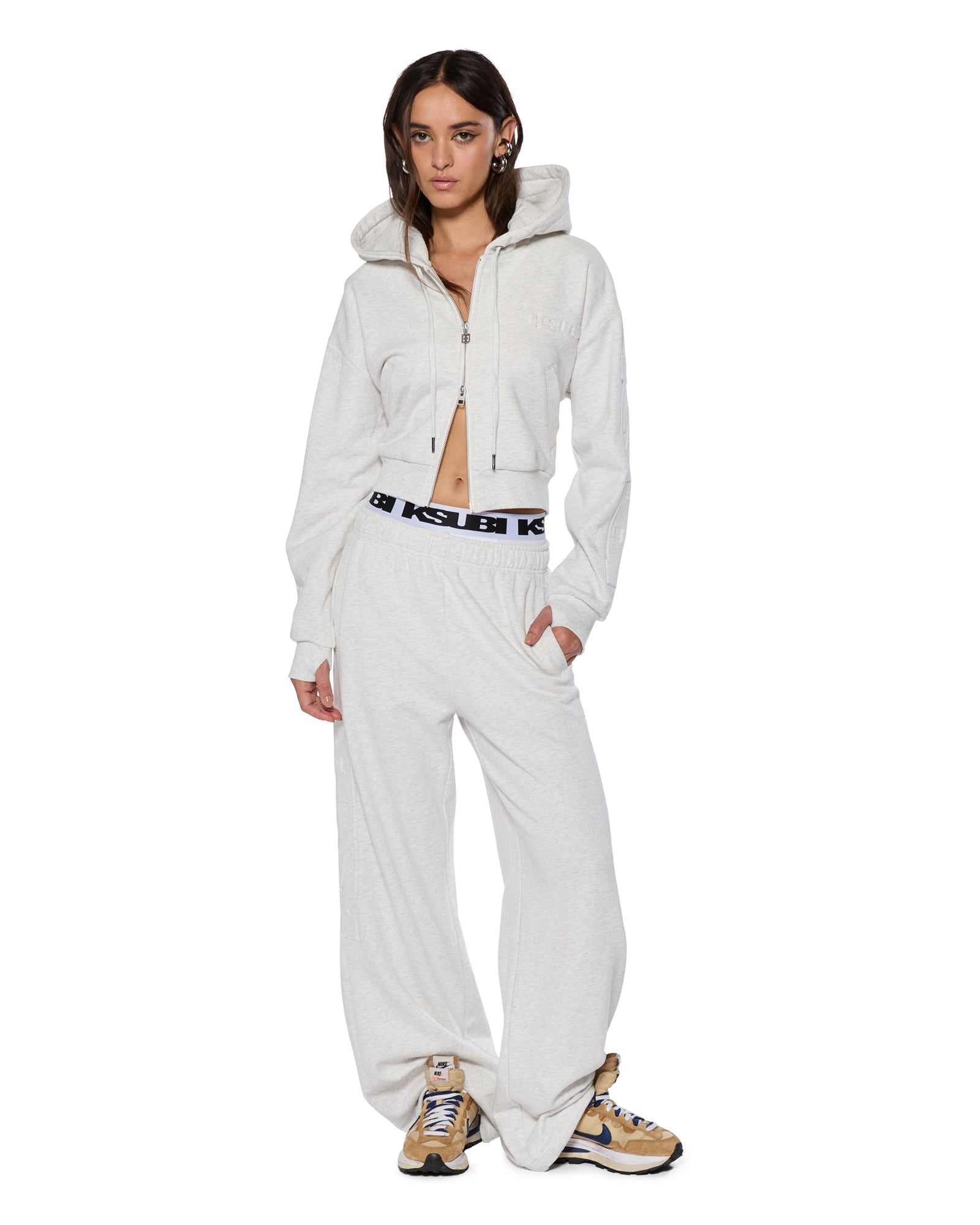 Ksubi Sott Origin Trakpant Snow Marle - Image 1