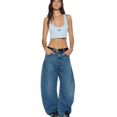 Ksubi Sott Origin Crop Tank Ice Mist - Image 2