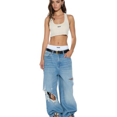 Ksubi Sott Origin Crop Tank Cream - Image 2