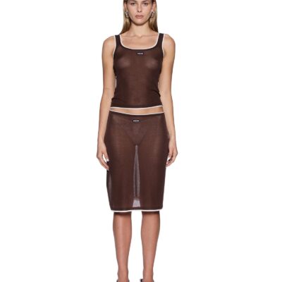Ksubi Sott Layered Chloe Tank Camel Brown - Image 2