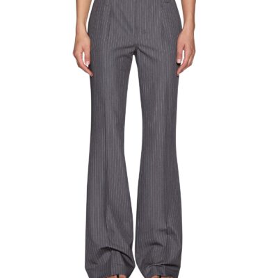 Ksubi Soho Trouser Grey Pinstripe - Image 1