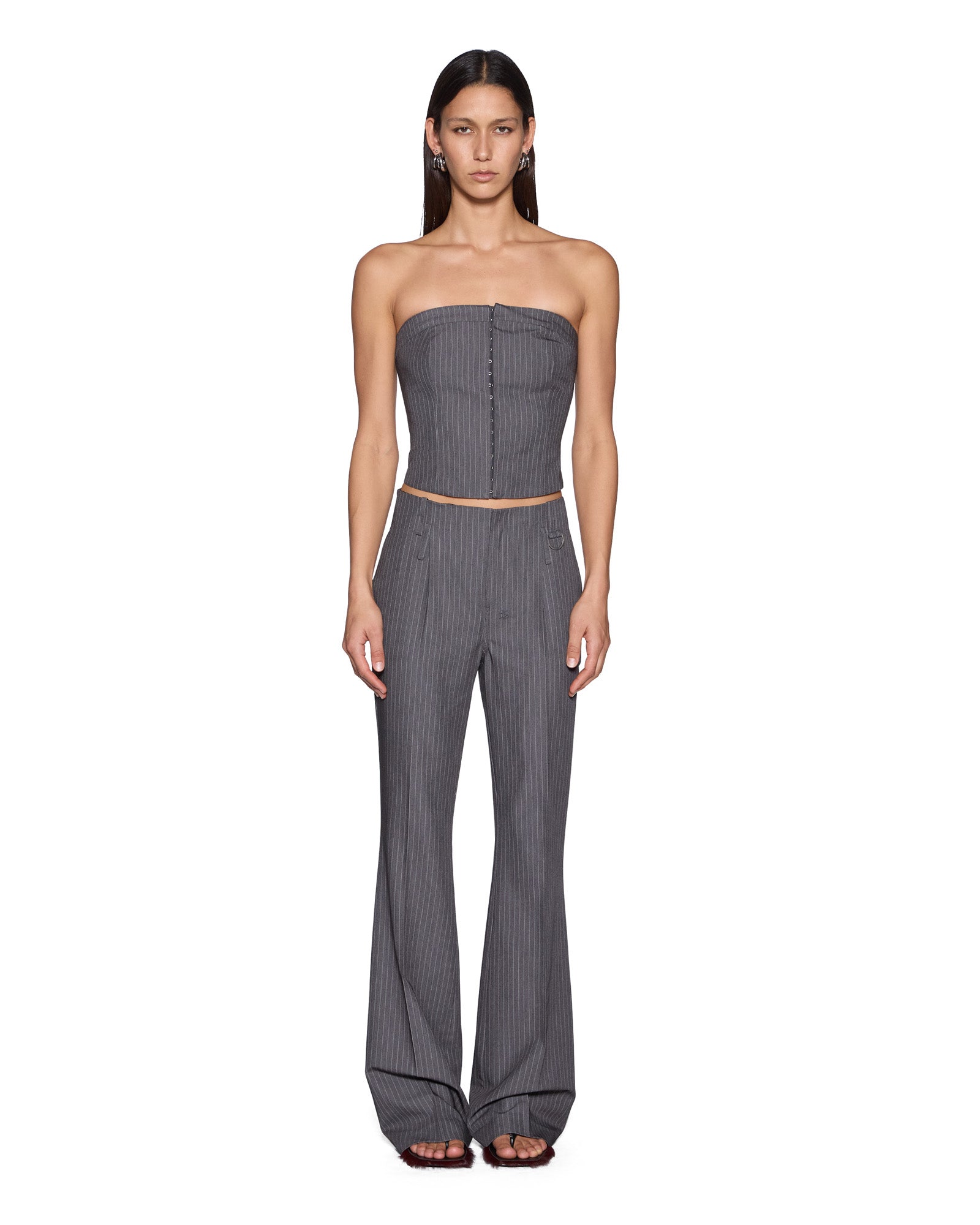 MNKSB041026023658039_2 Ksubi Soho Trouser Grey Pinstripe - Image 2
