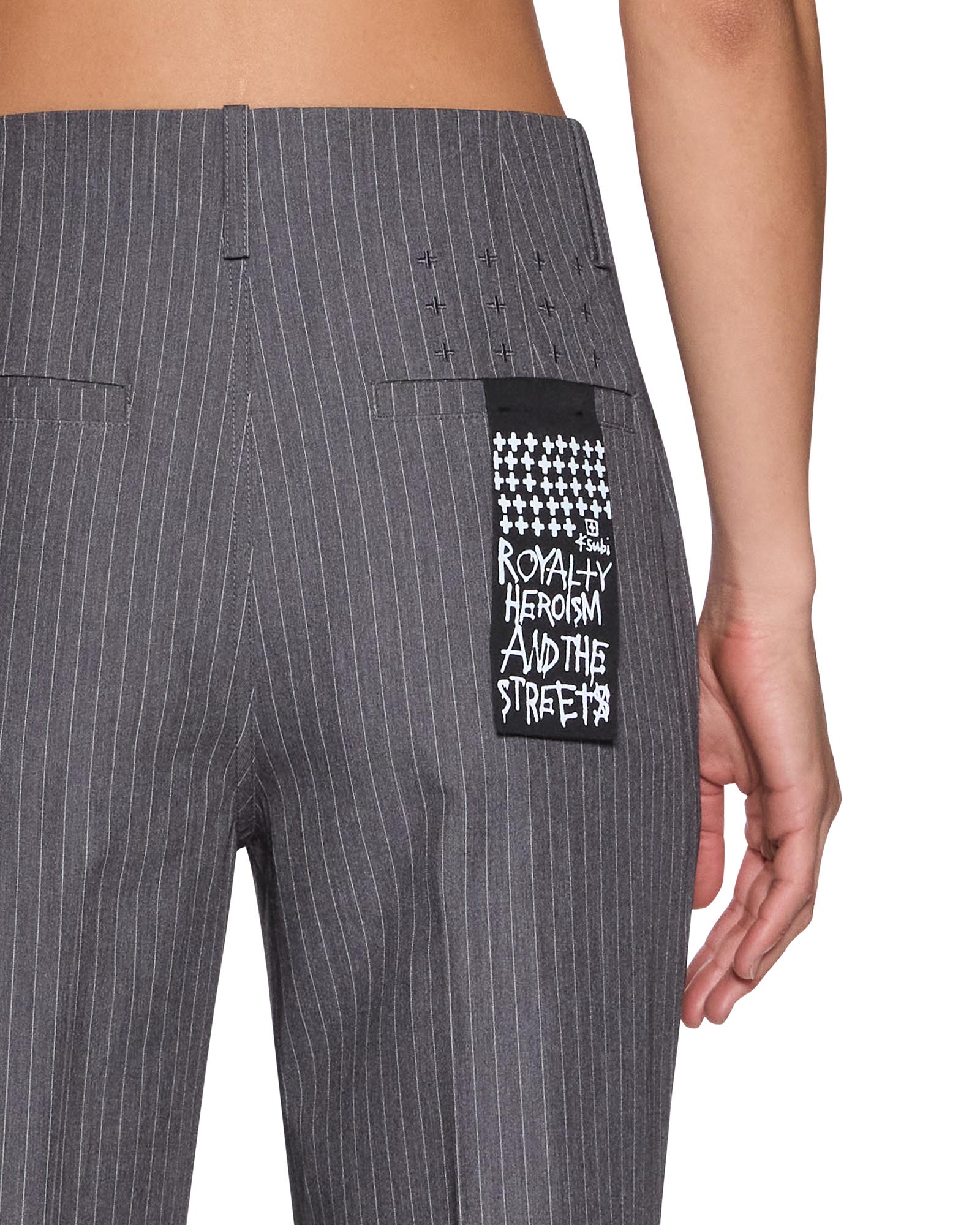 MNKSB041026023658039_3 Ksubi Soho Trouser Grey Pinstripe - Image 3