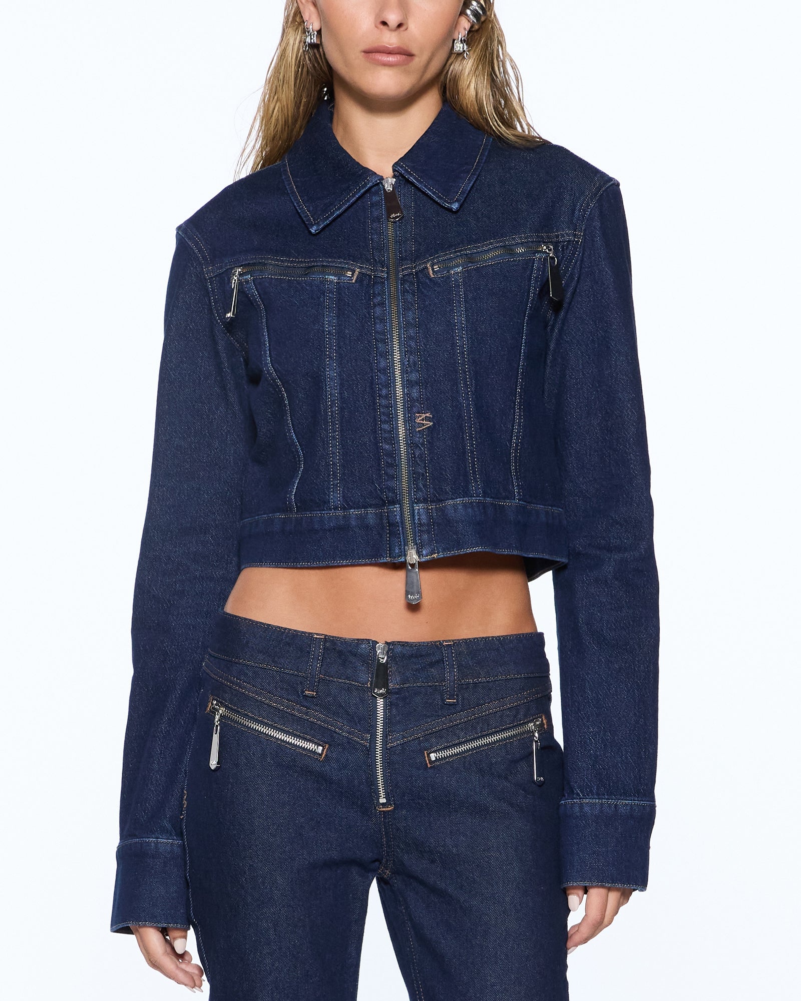MNKSB041026023658064_3 Ksubi Slim Trucker Jacket Original Rinse - Image 3