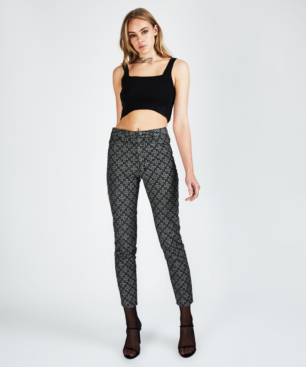 Ksubi Slim Pin Black Monogram - Image 1