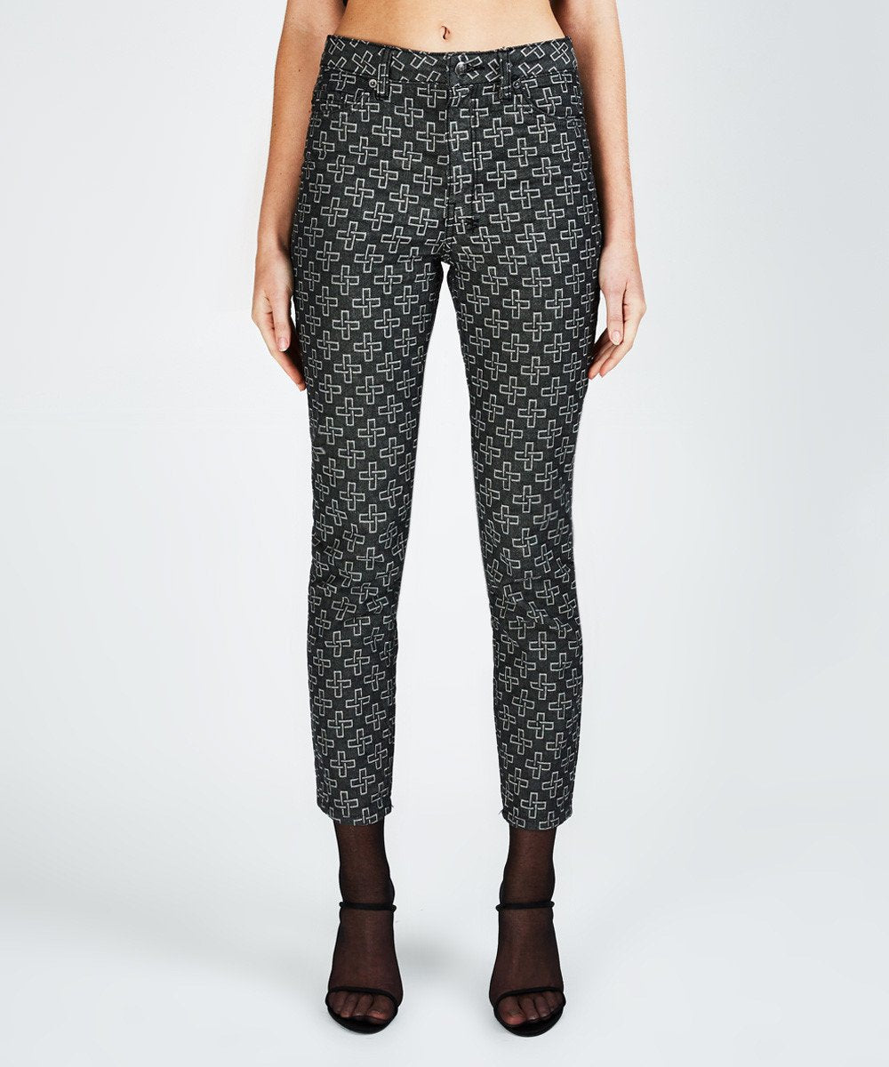 MNKSB041026023658068_2 Ksubi Slim Pin Black Monogram - Image 2
