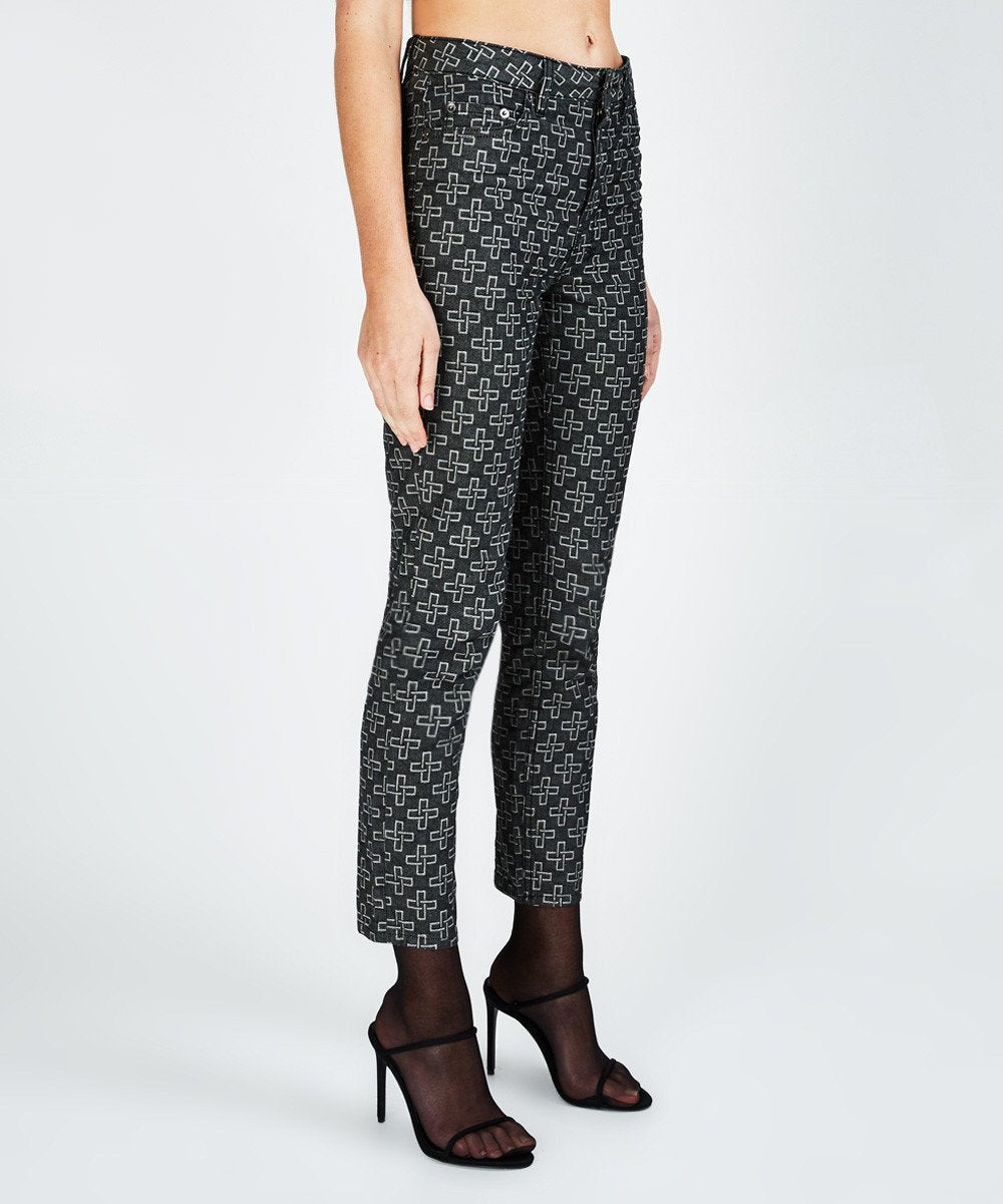MNKSB041026023658068_3 Ksubi Slim Pin Black Monogram - Image 3