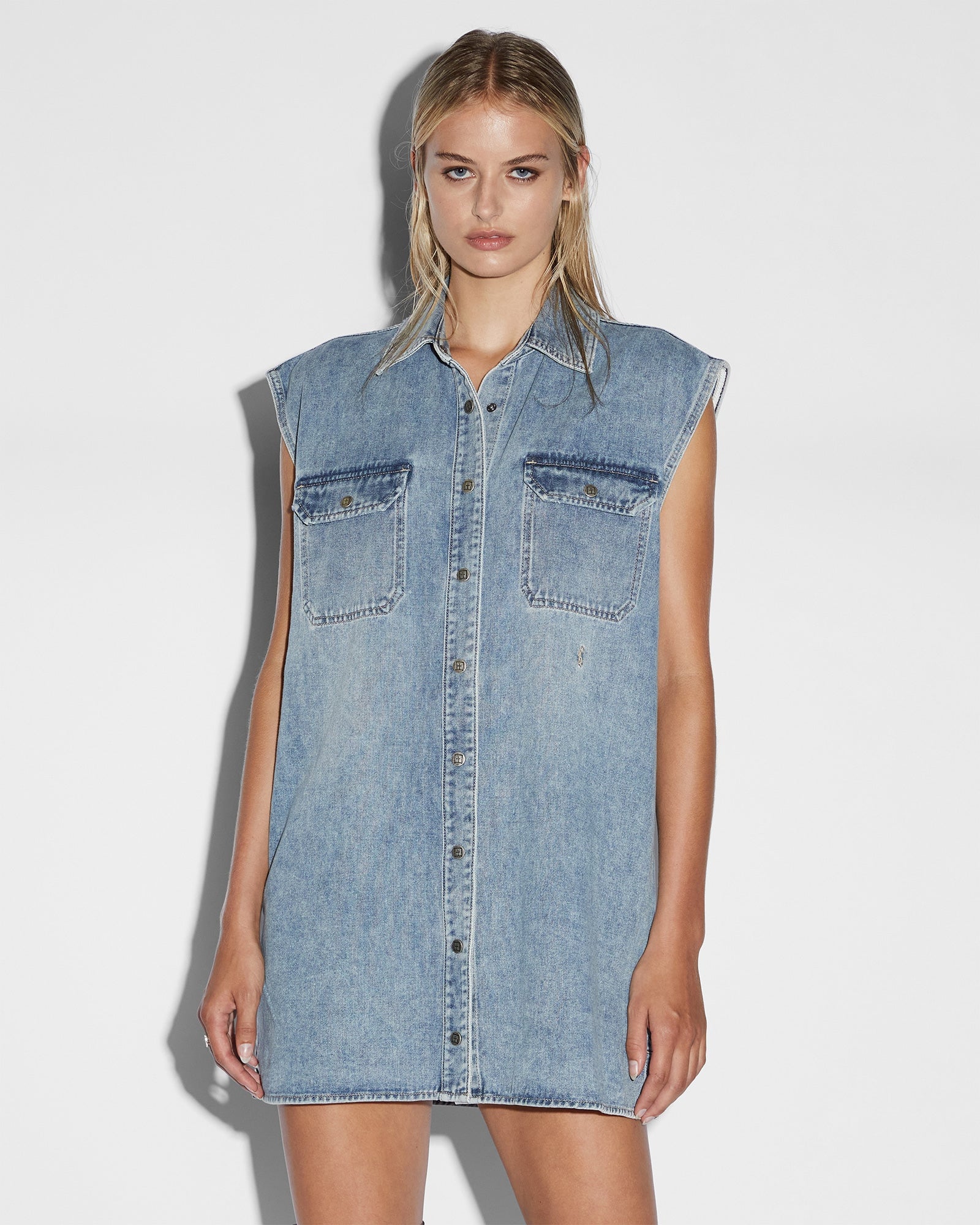 Ksubi Sleeveless Dress Overkast - Image 1