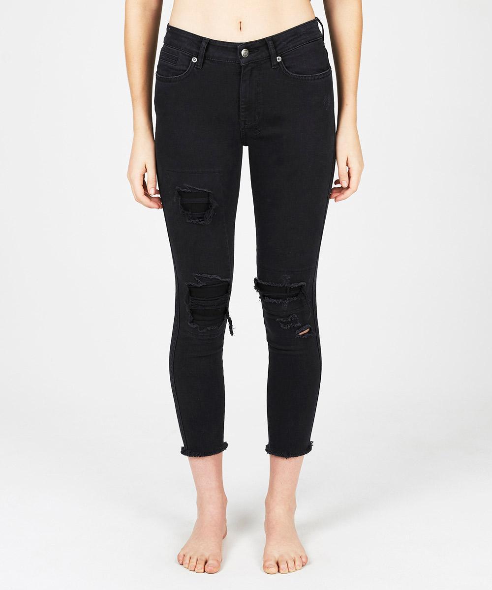 Ksubi Skinny Crop Black Putty - Image 1