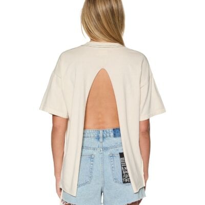 Ksubi Sketch OH G Tee Slice Ecru - Image 1