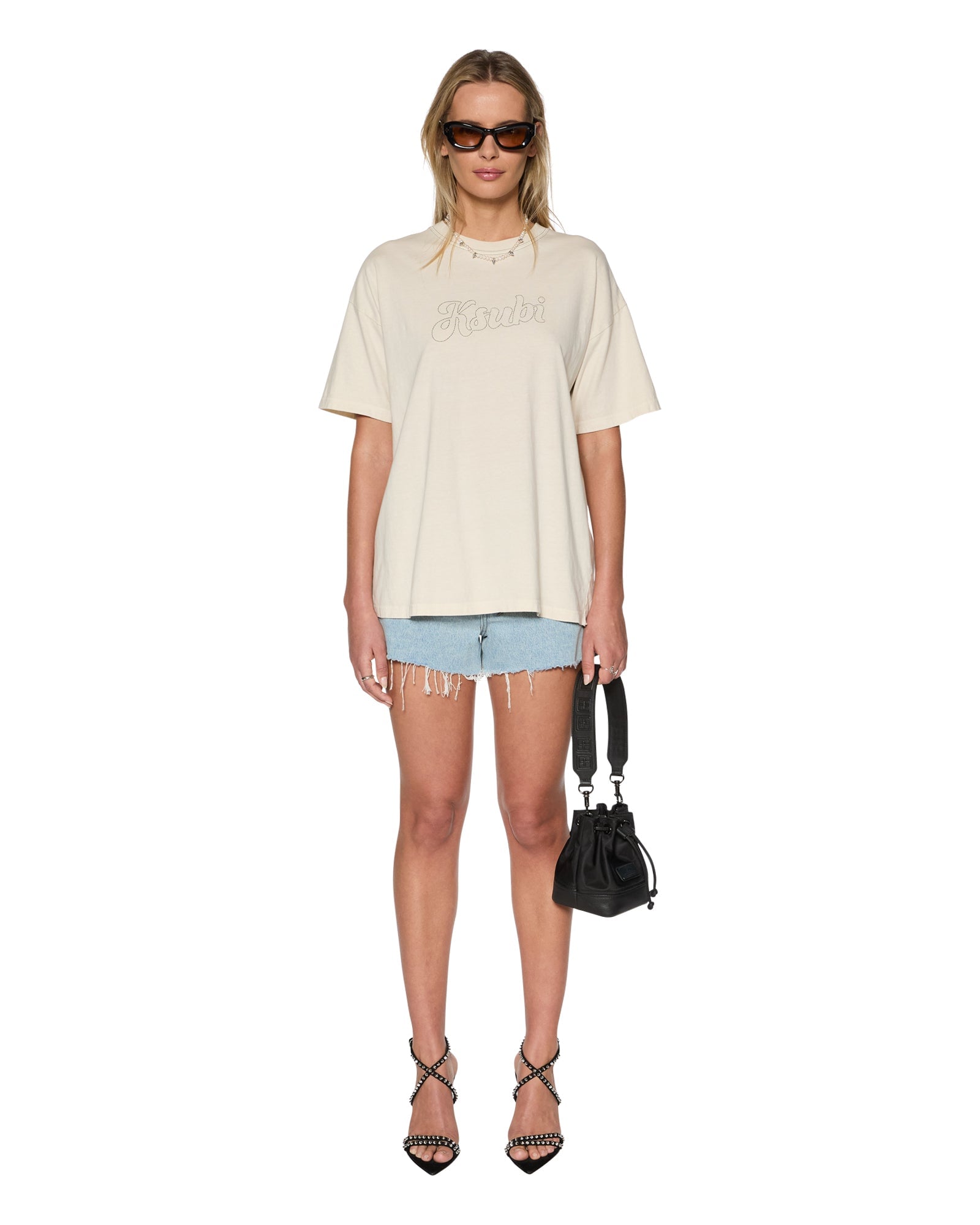 Ksubi Sketch OH G Tee Slice Ecru - Image 3