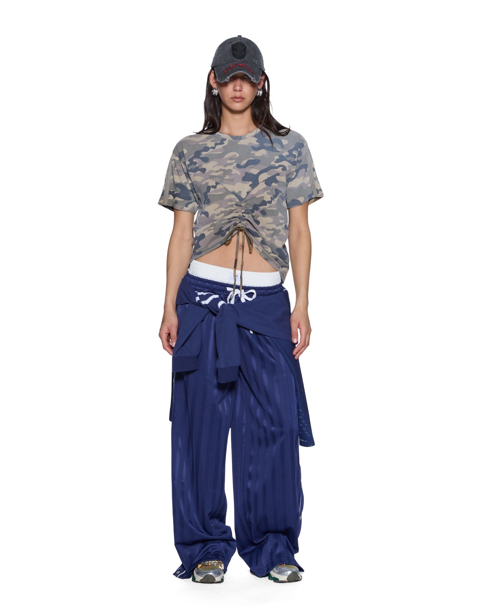 MNKSB041026023658077_2 Ksubi Ruched Everyday SS Tee Camo - Image 2