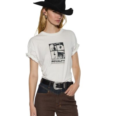 Ksubi Royalty Everyday SS Tee Vintage White - Image 1