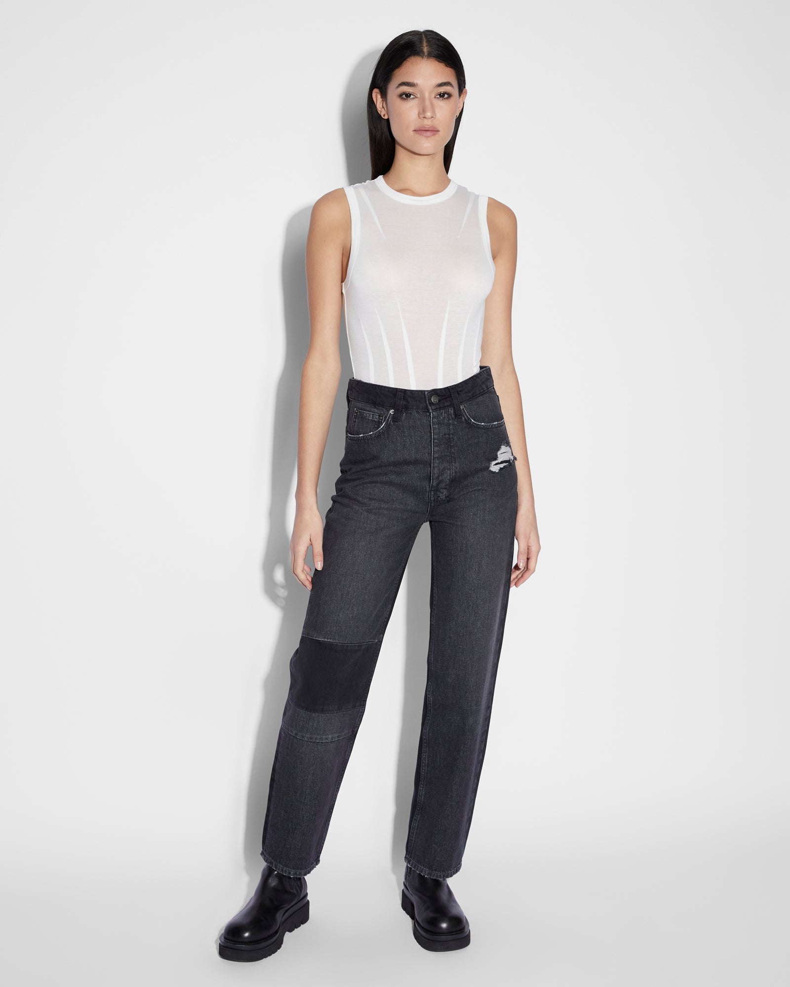 MNKSB041026023658103_2 Ksubi Restrict Corset Bodysuit Ecru - Image 2