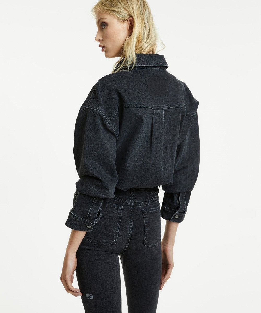 Ksubi Relaxo Shirt Dusted Black - Image 3