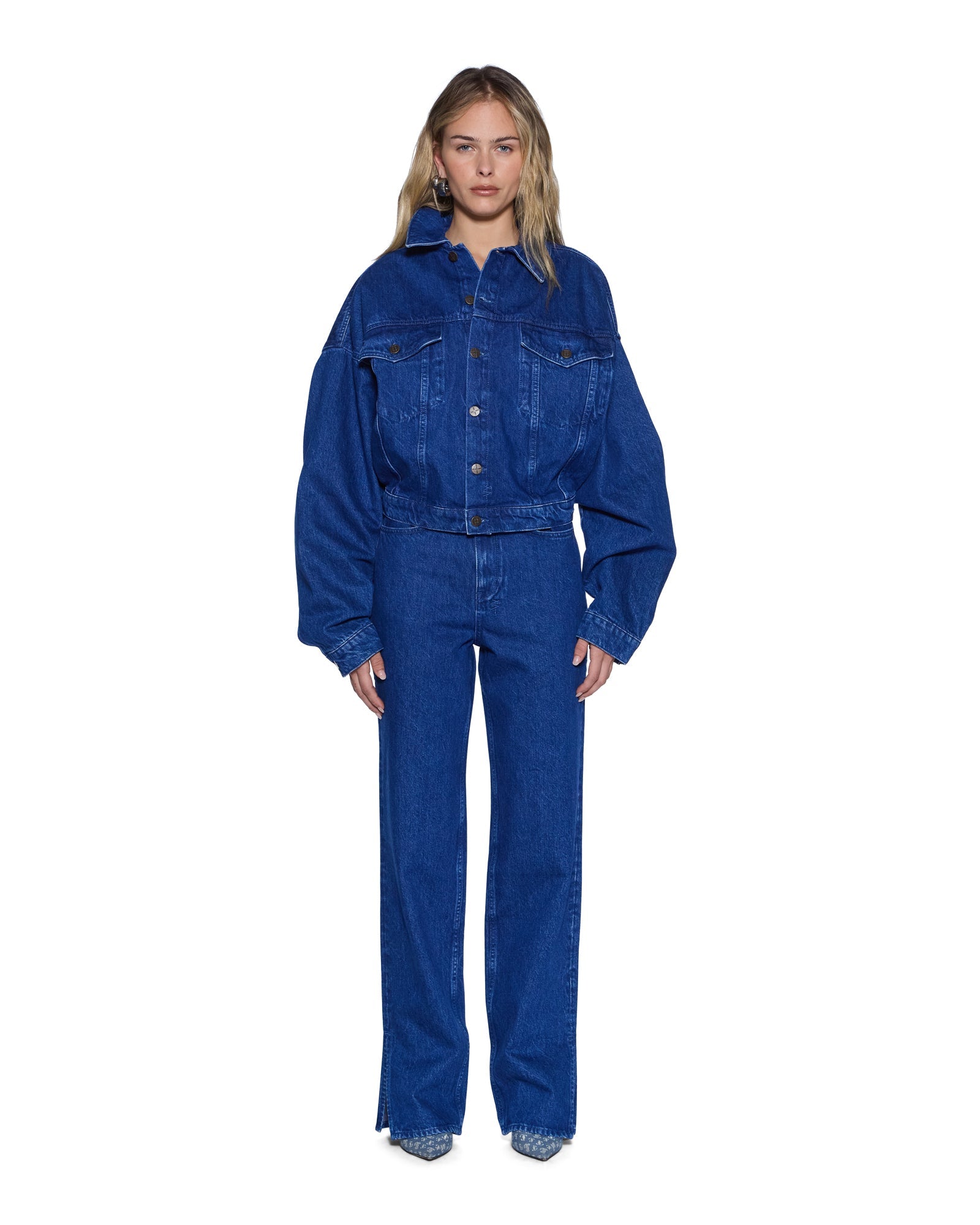 Ksubi Relax Trucker Jacket Marine - Image 2