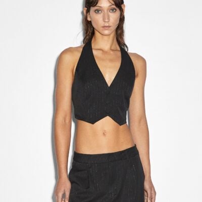 Ksubi Rebel Waistcoat Pinstripe - Image 1