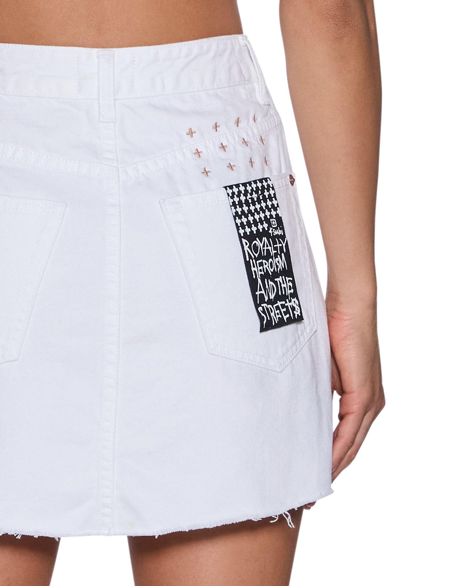 MNKSB041026023658124_3 Ksubi Rap Skirt Powder - Image 3