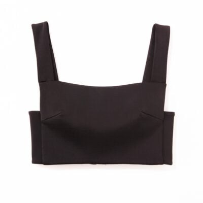 Ksubi Racy Crop Top Black Flash - Image 1