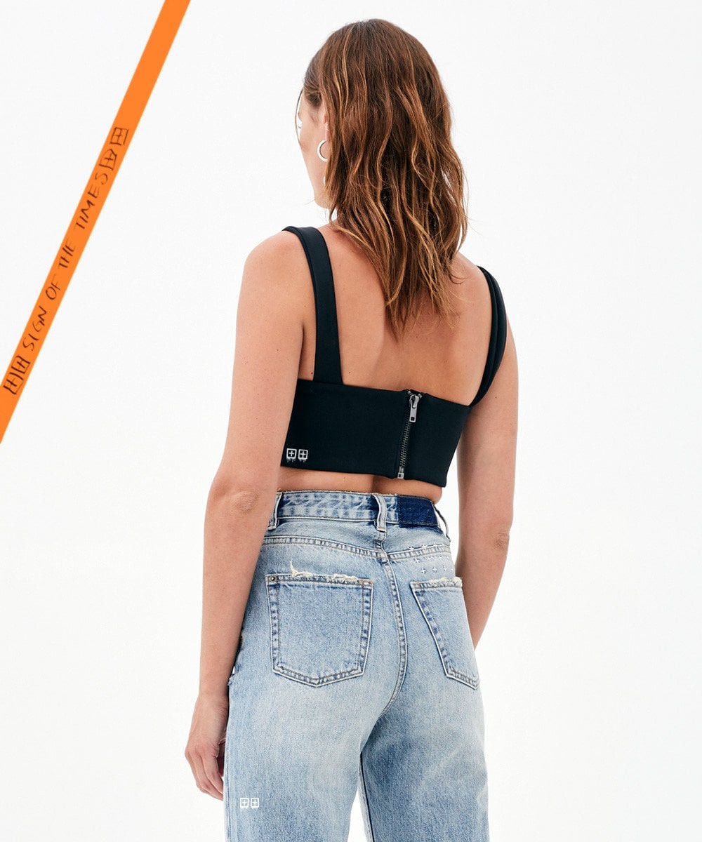 MNKSB041026023658127_3 Ksubi Racy Crop Top Black Flash - Image 3