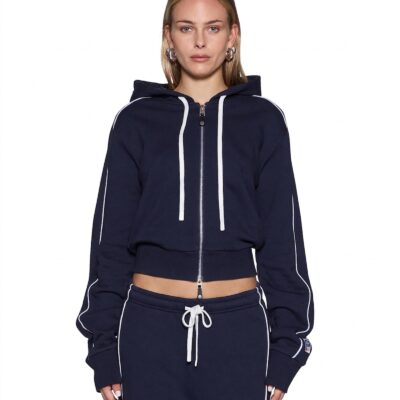 Ksubi Raceway Carter Slim Hoodie Navy - Image 1