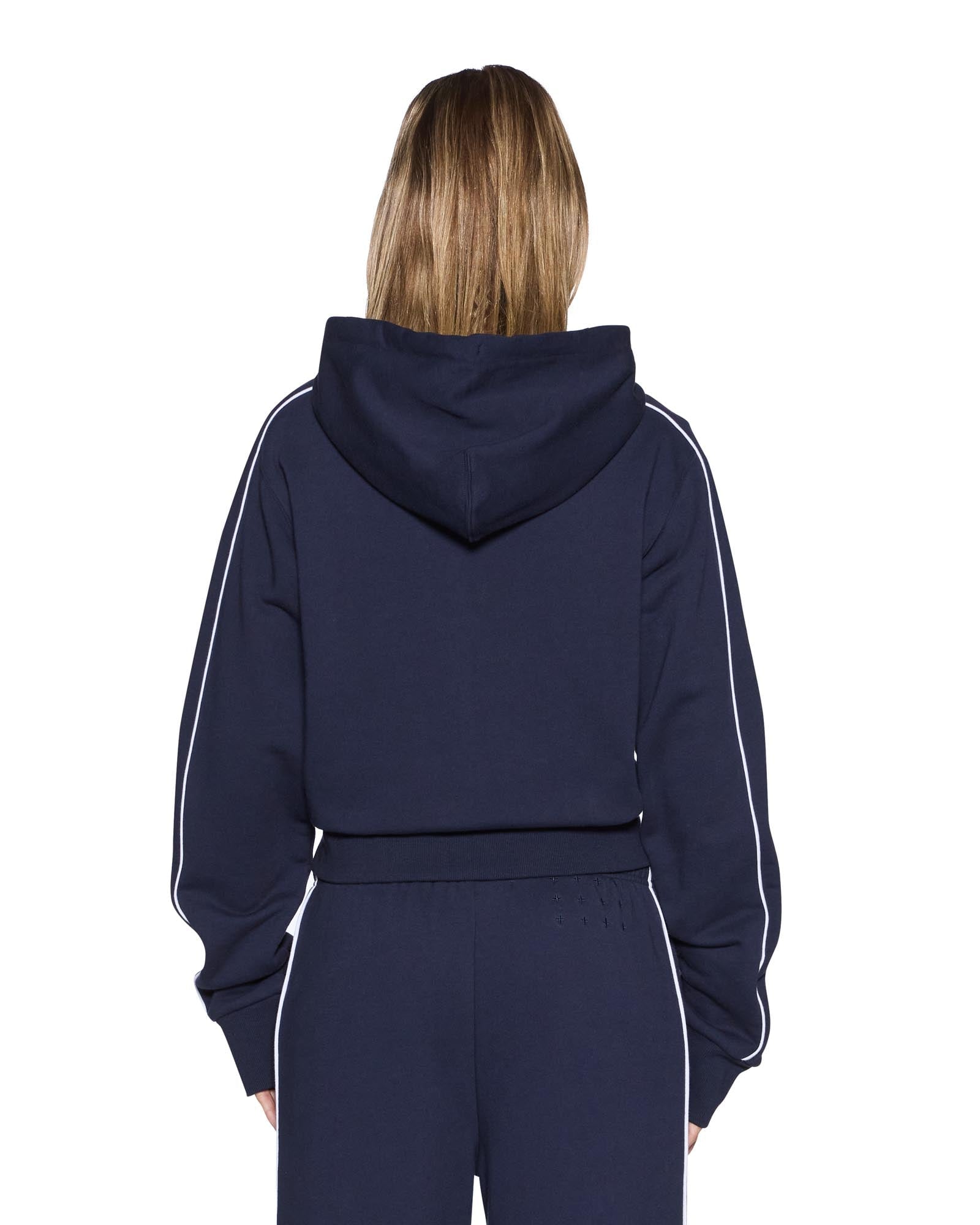 Ksubi Raceway Carter Slim Hoodie Navy - Image 3