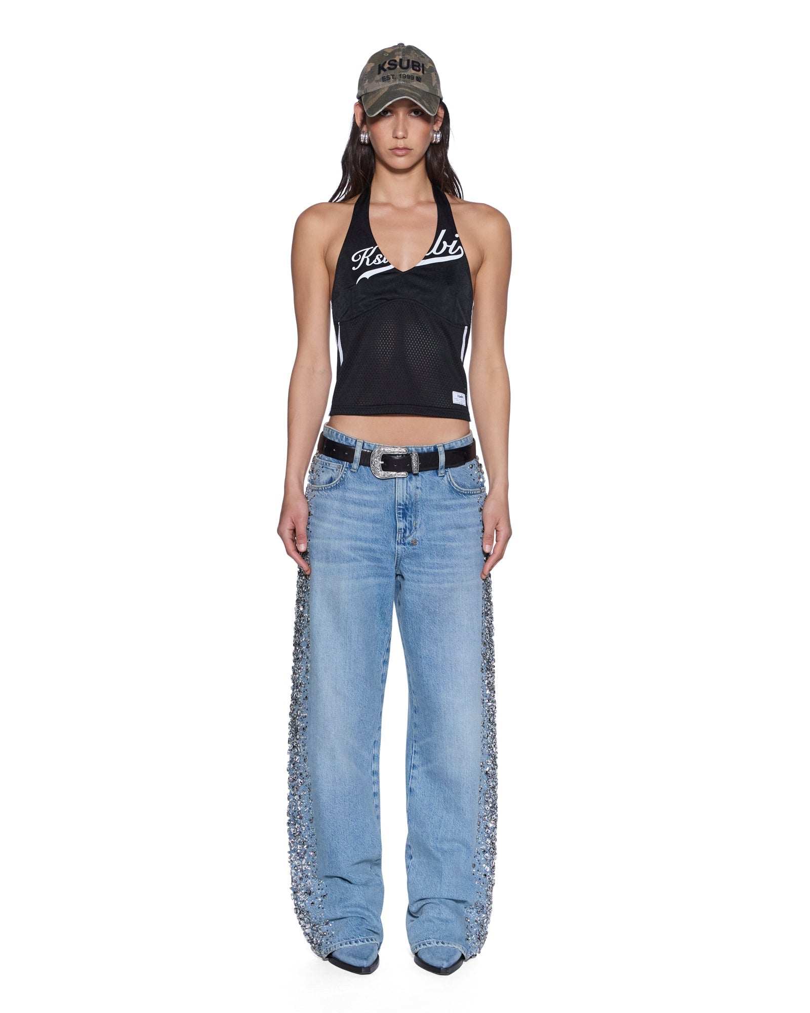 MNKSB041026023658145_2 Ksubi Playoff Halter Jersey Black - Image 2