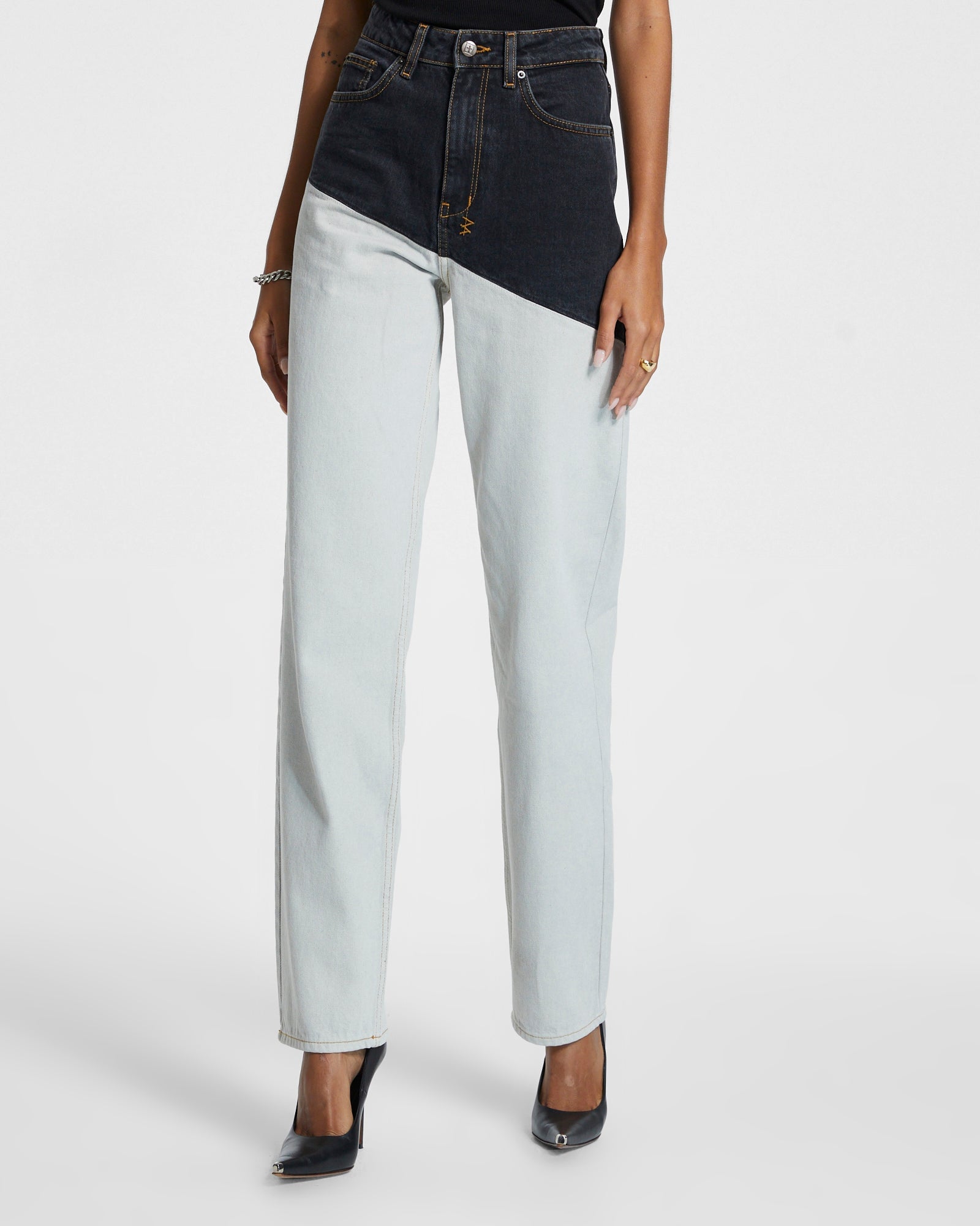 Ksubi Playback Black/bone Spliced - Image 1