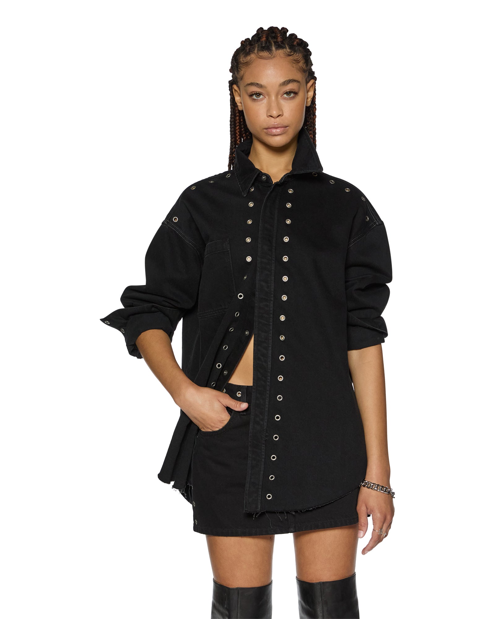 Ksubi Oversized LS Shirt Split Vice - Image 1