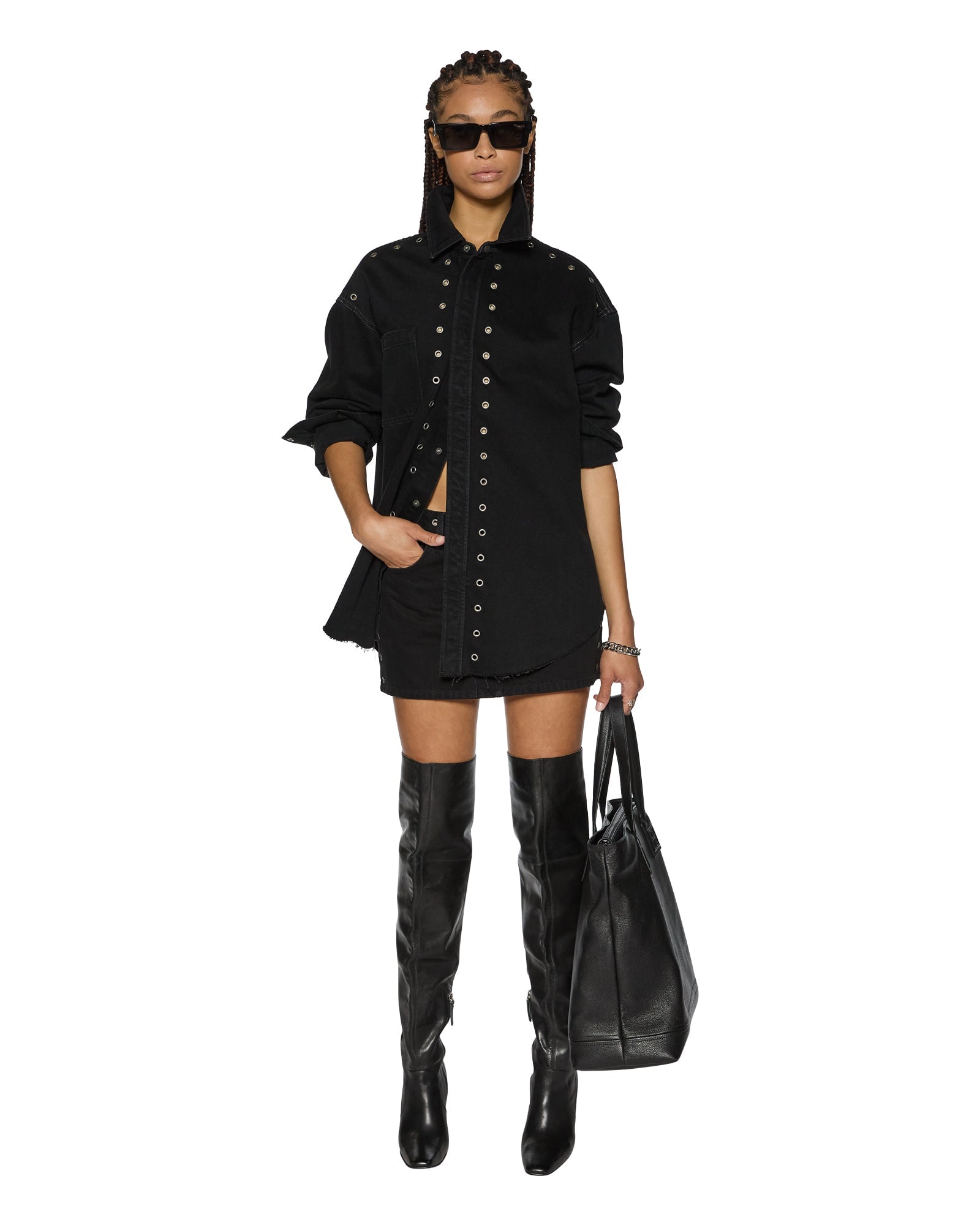 MNKSB041026023658191_2 Ksubi Oversized LS Shirt Split Vice - Image 2