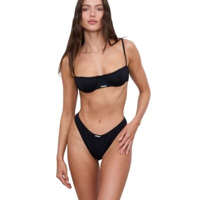 Ksubi Off-duty Bikini Black Rib - Image 1