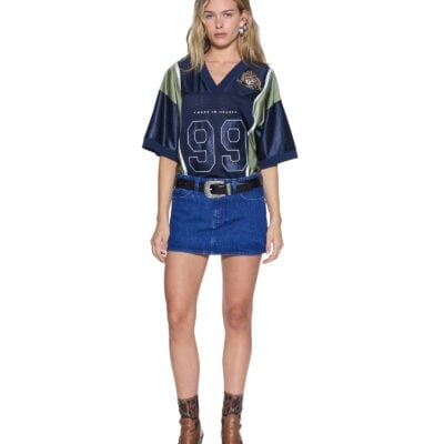Ksubi Micro Mini Skirt Marine - Image 2