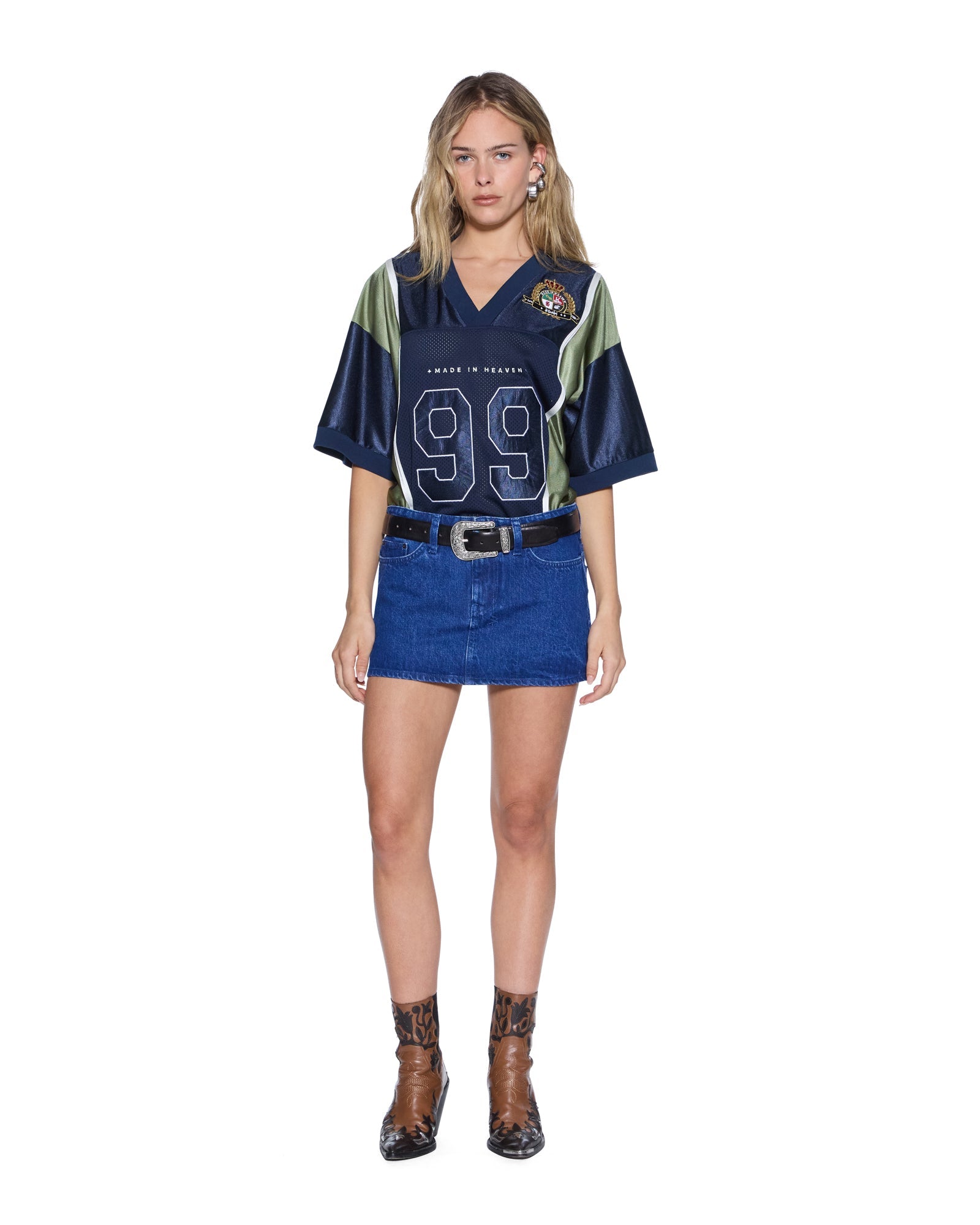 MNKSB041026023658209_2 Ksubi Micro Mini Skirt Marine - Image 2