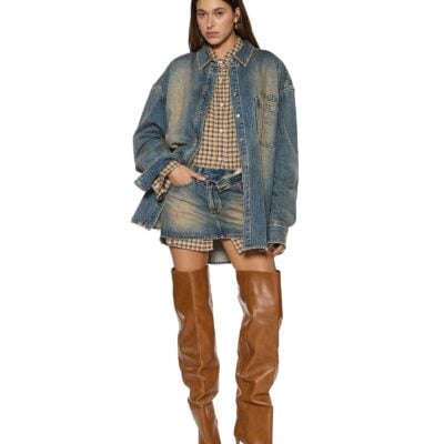 Ksubi Micro Mini Skirt Flip Dune - Image 1