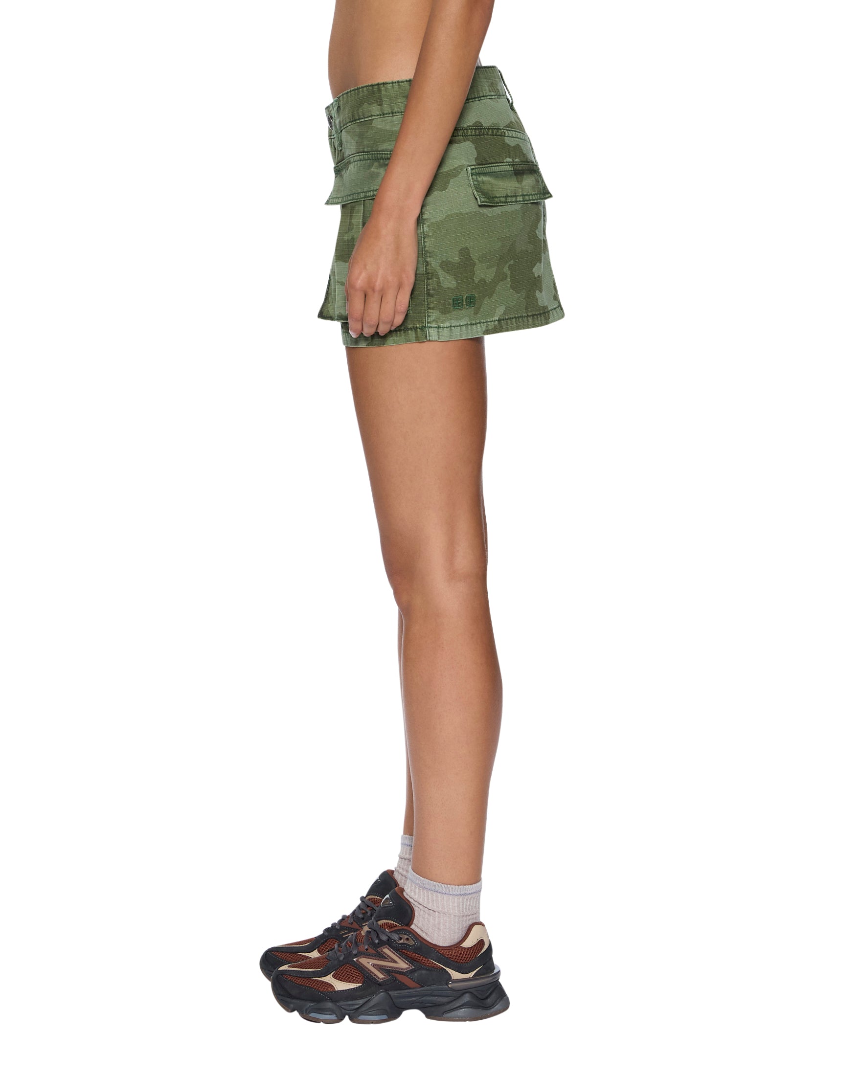 Ksubi Micro Mini Cargo Skirt Hash Camo - Image 3