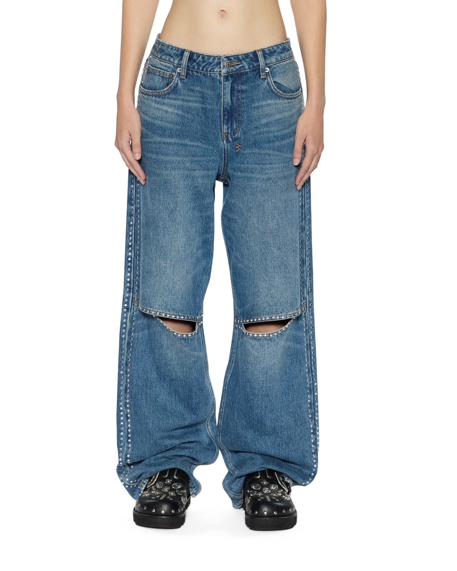Ksubi Low Rider Texas Blue Studded - Image 1