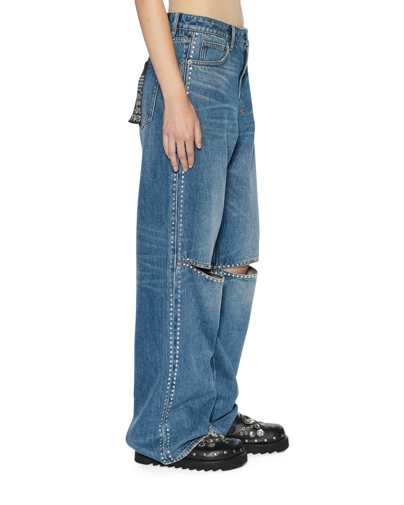 MNKSB041026023658223_3 Ksubi Low Rider Texas Blue Studded - Image 3