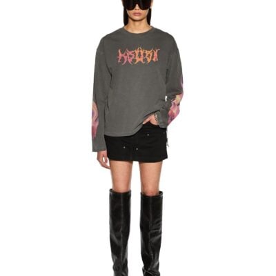 Ksubi Low Rider Mini Skirt Boneyard Black - Image 2