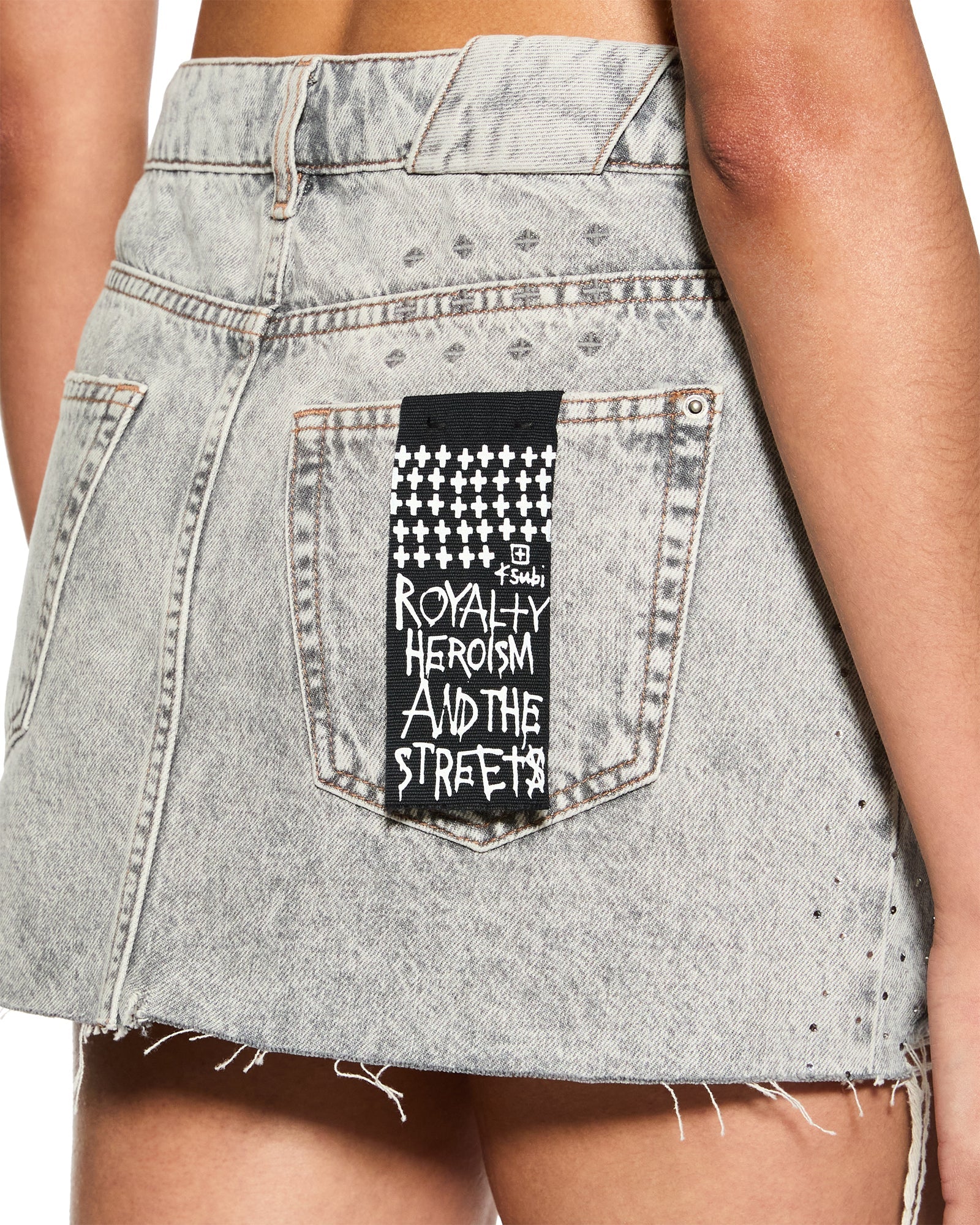Ksubi Low Rider Mini Dime Krystal Trashed - Image 3