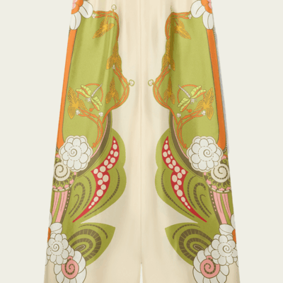 La DoubleJ Palazzo Pants in Ambrosia Placée Ivory - Image 1