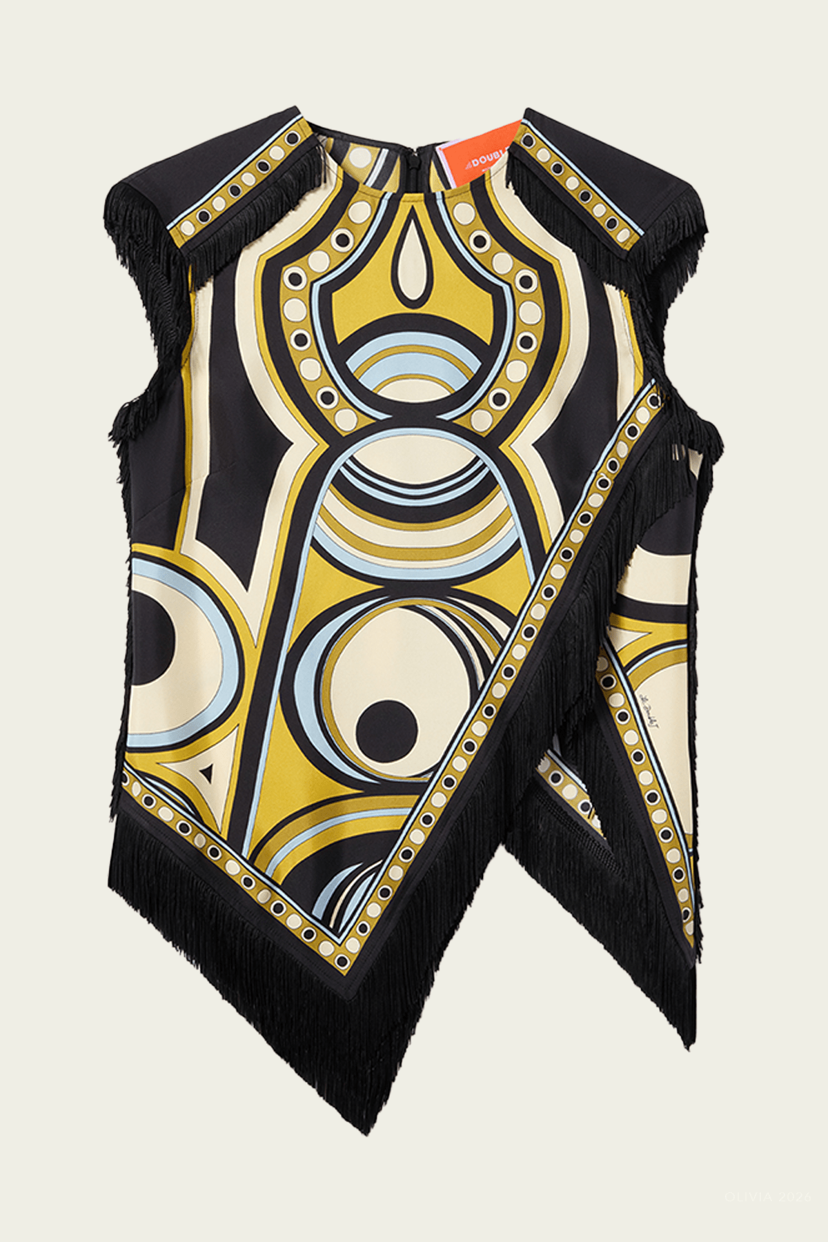 La DoubleJ Scarf Top in Sanctuary Placée Gold - Image 1