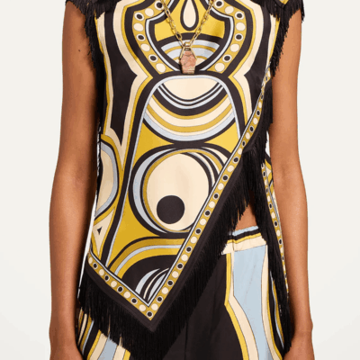 La DoubleJ Scarf Top in Sanctuary Placée Gold - Image 2
