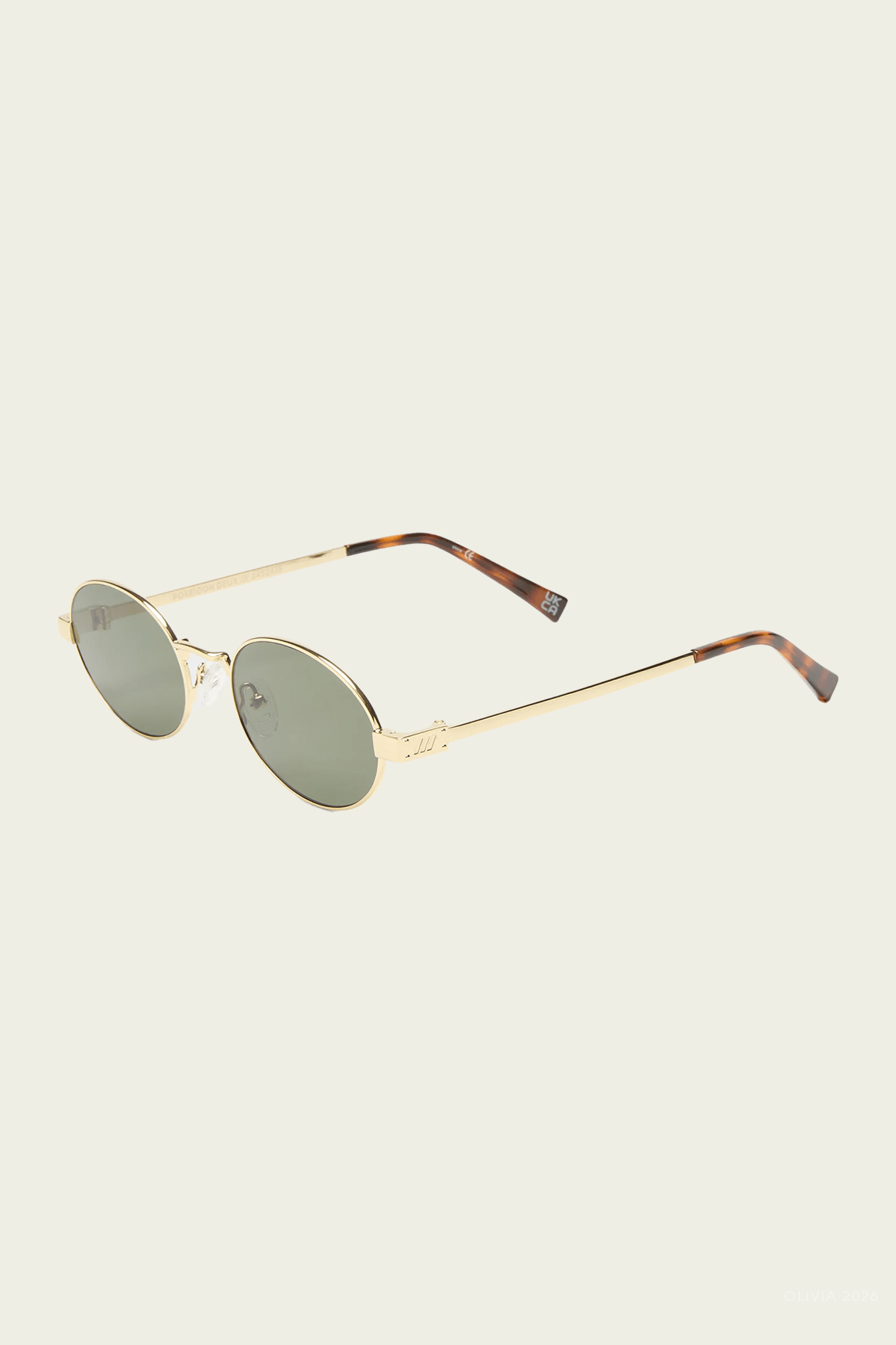 MNLESP041026050114333_2 Le Specs Poseidon Deux Oval Sunglasses - Image 2