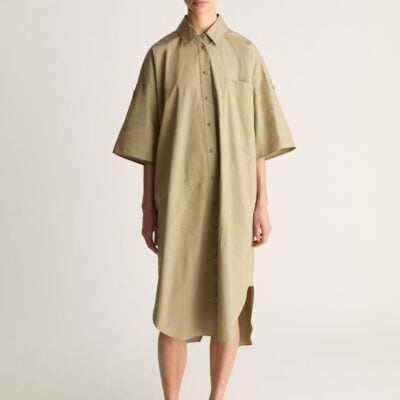 Lee Mathews LM Poplin SS Shirt Dress - Image 1