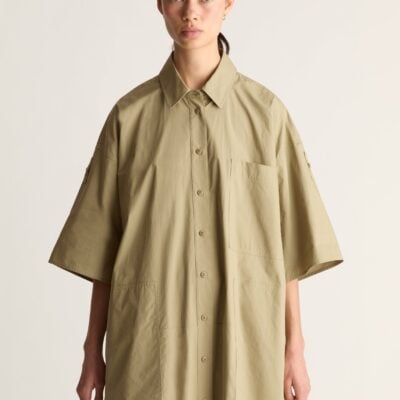 Lee Mathews LM Poplin SS Shirt Dress - Image 2