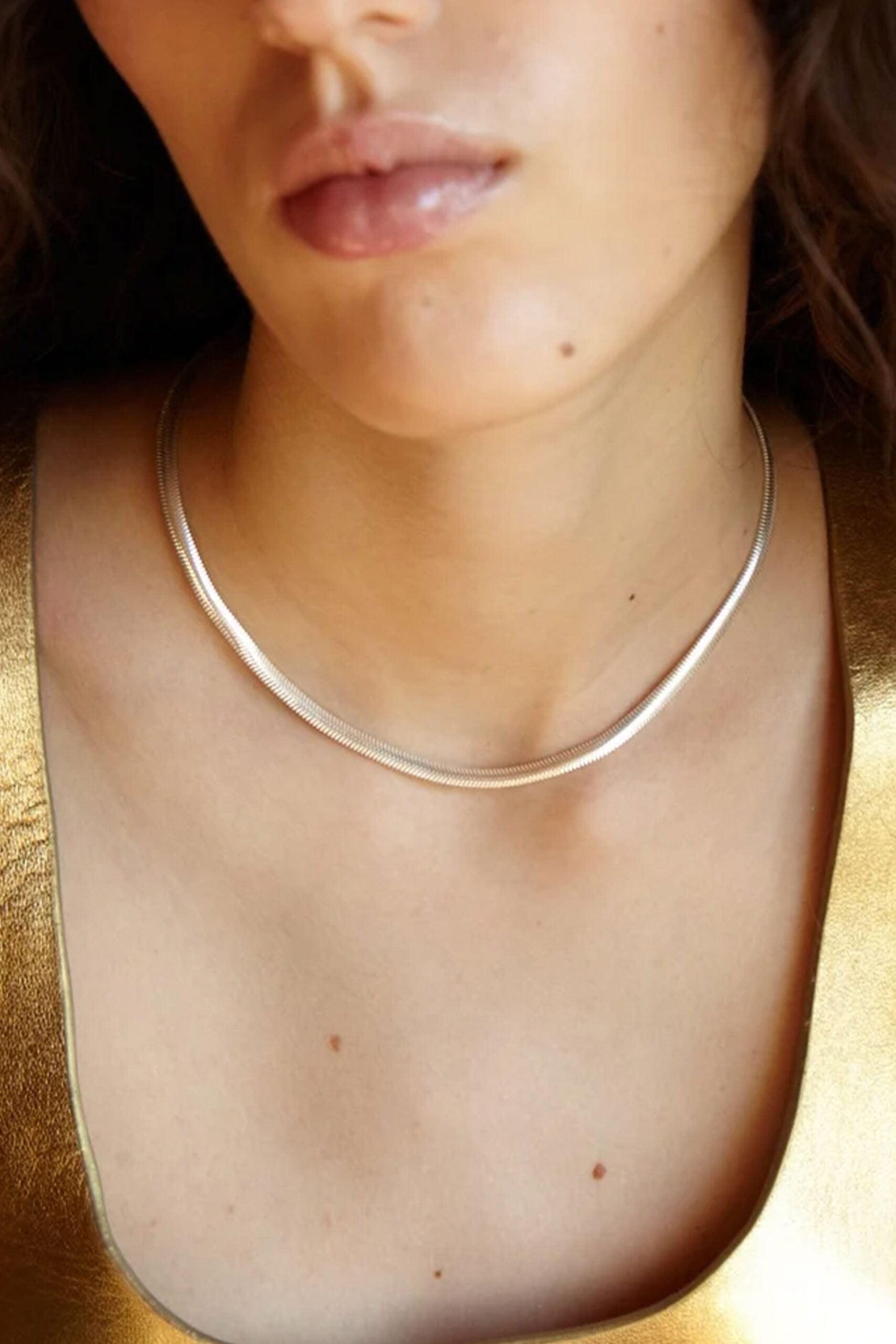 MNLM041026024556272_2 Lee Mathews Flat Snake Necklace - Image 2